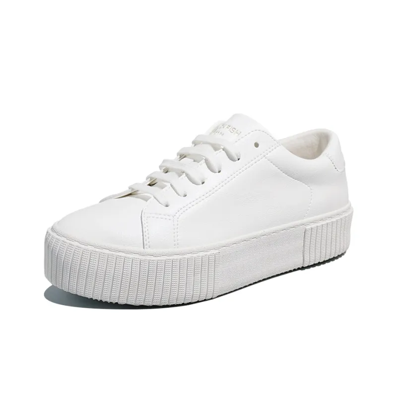 Rockfish Skateboard Shoes Women's White-1