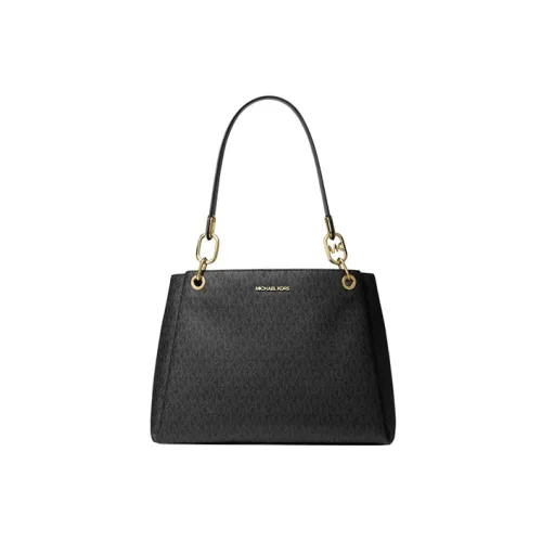 MICHAEL KORS Canvas Handbag Shoulder Bag Women's Black