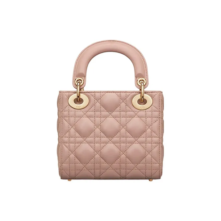 DIOR Lady Dior Sheepskin Shoulder Bag, Crossbody Bag, Handbag Mini Women's Crimson-2