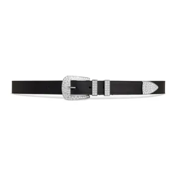CELINE Medium Marco Belt With Strass In Vintage Calfskin