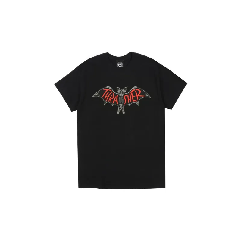 Thrasher T Shirts Unisex Black-0