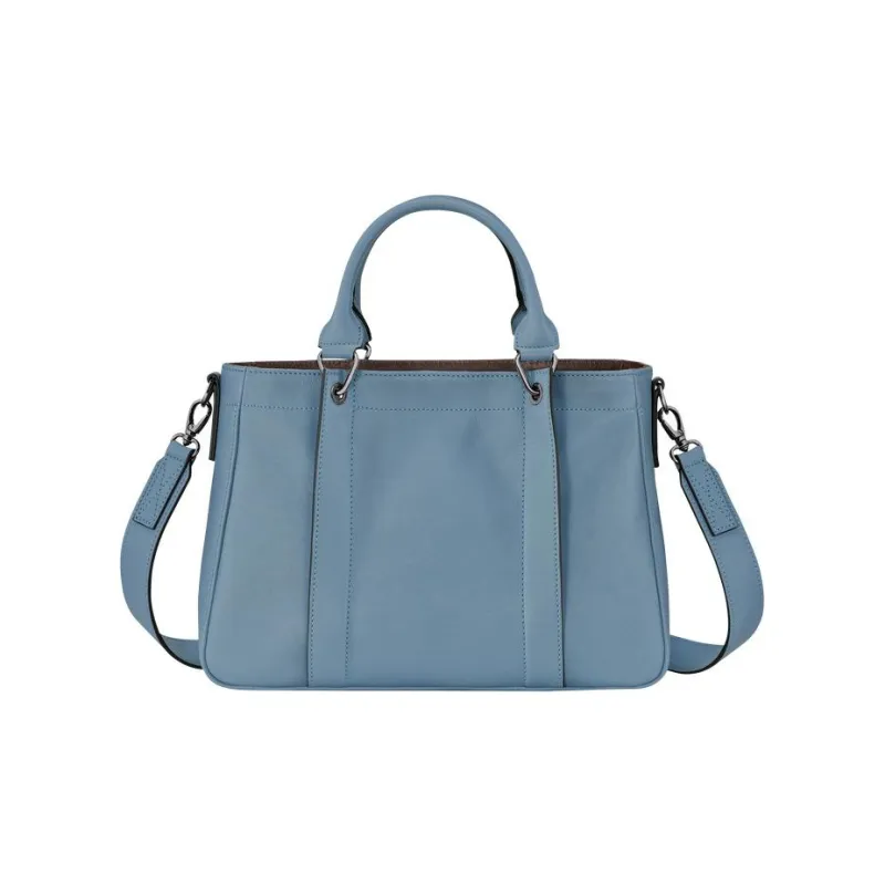 LONGCHAMP 3D Calfskin With Sheepskin Accents Shoulder Bag Crossbody Bag Handbag Small Size Women's Dark Gray-1