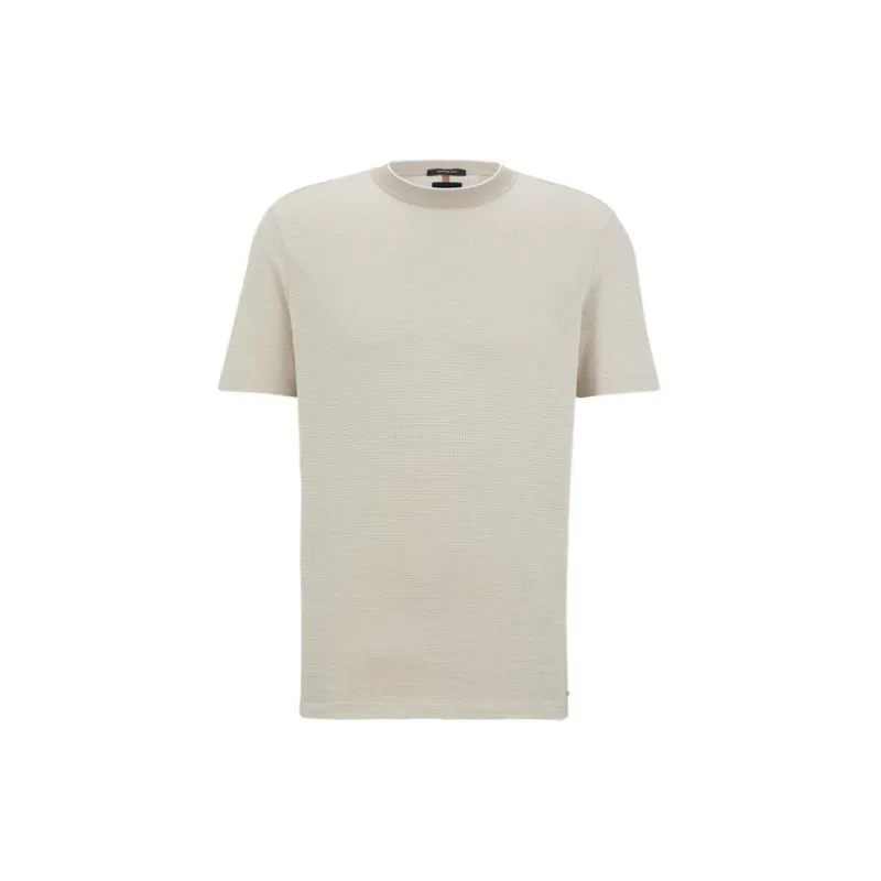 HUGO BOSS T-Shirts Men Beige-0
