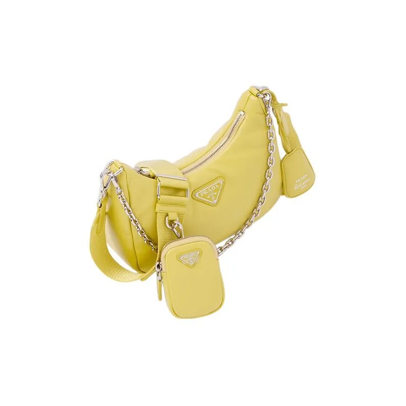 PRADA Re Edition Nappa Leather Crossbody Bag Shoulder Bag Women's Pomelo Green-1
