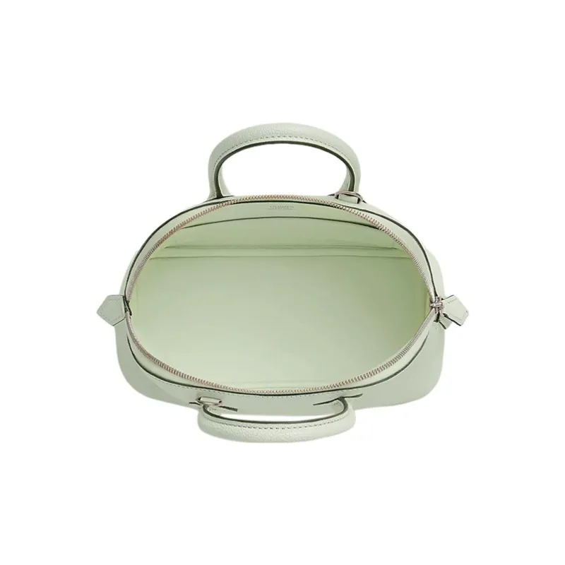 HERMES Bolide Mysore Goat Skin Bowling Bag Handbag Shoulder Bag Crossbody Bag Regular Women's 0S Vert Fizz Bubble Green-3