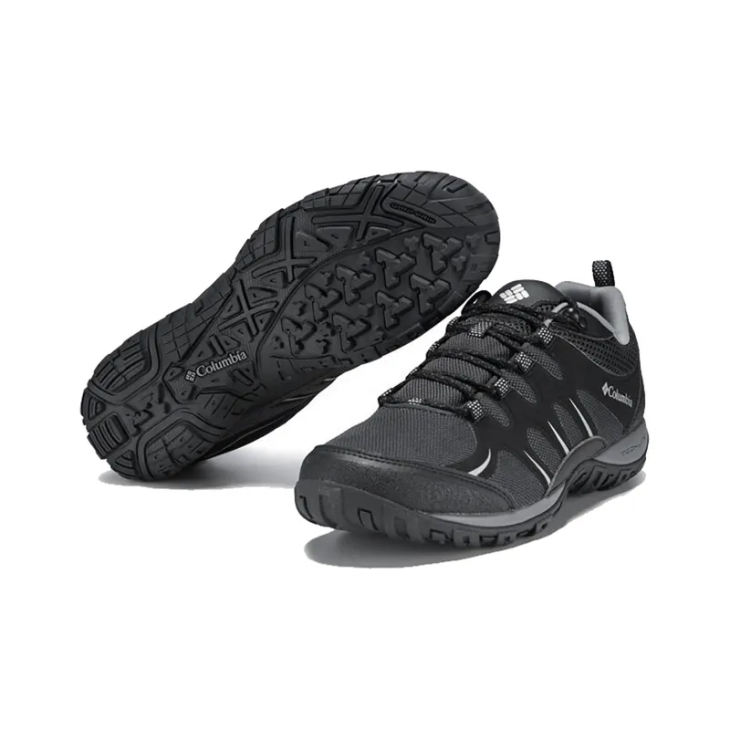 Columbia Peakfreak Outdry Cushioning Slip Resistant Waterproof Low Top Outdoor Shoes Men's Black-3