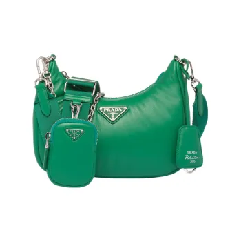 PRADA Padded Nappa Leather Re Edition Shoulder Bag Mango