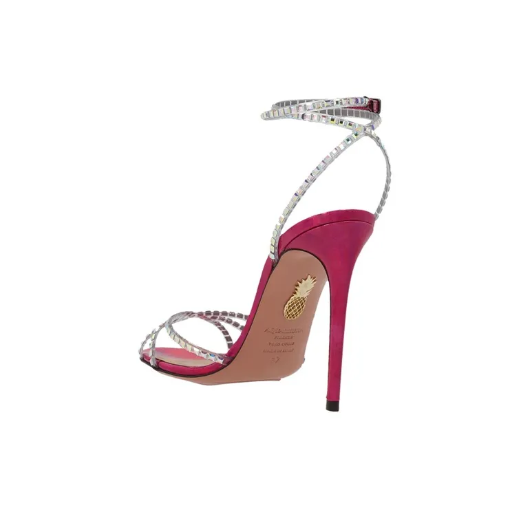 AQUAZZURA Gem-embellished 110mm Heeled Sandals-3