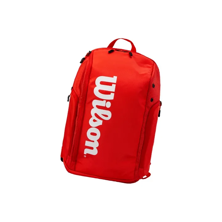 Wilson Polyester Backpack Large Size Unisex Red-4