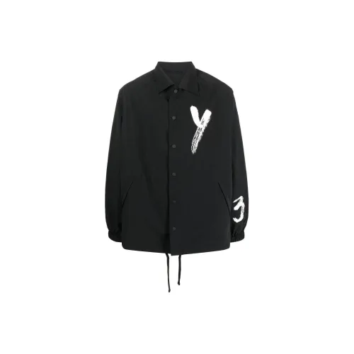 Y-3 Logo-print Shirt Jacket