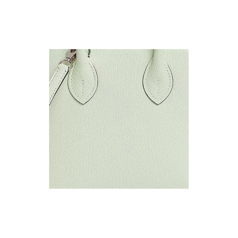 HERMES Bolide Mysore Goat Skin Bowling Bag Handbag Shoulder Bag Crossbody Bag Regular Women's 0S Vert Fizz Bubble Green-4