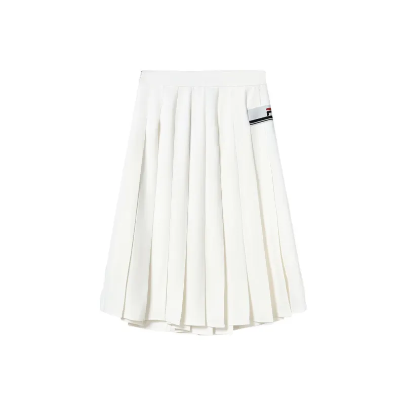 FILA Casual Long Skirts Women's Cloud White-1
