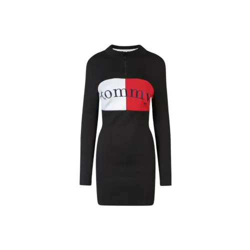 Tommy Hilfiger Long-Sleeved Dresses Women's Black