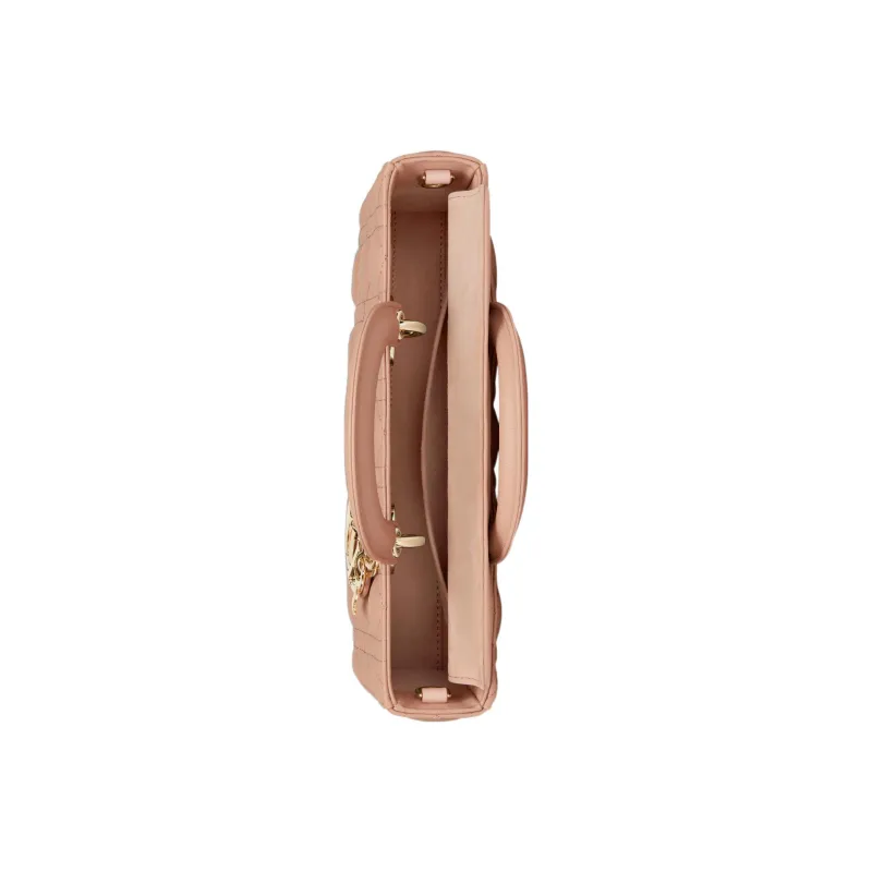 DIOR Lady D Joy Lambskin Lady Dior Bag, Shoulder Bag, Crossbody Bag, Handbag Medium Size Women's Nude-3