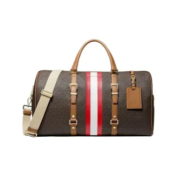MICHAEL KORS Bedford Handbag Shoulder Bag Crossbody Bag Extra Large Unisex Brown & Red