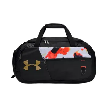 Under Armour Polyester Travel Bag Portable One Shoulder Crossbody Gym Bag Medium Size Unisex Black