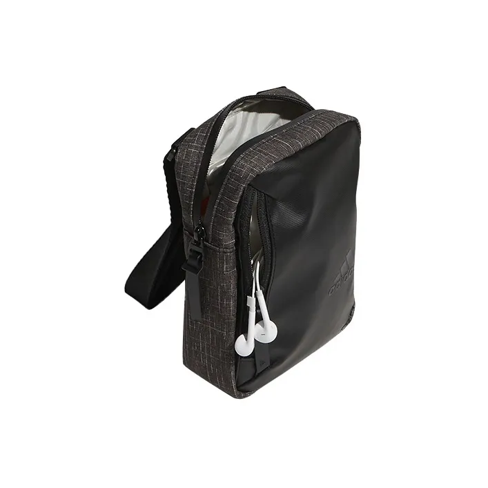 Adidas Essential Polyester Storage Bag Shoulder Bag Crossbody Bag Regular Unisex Black-3