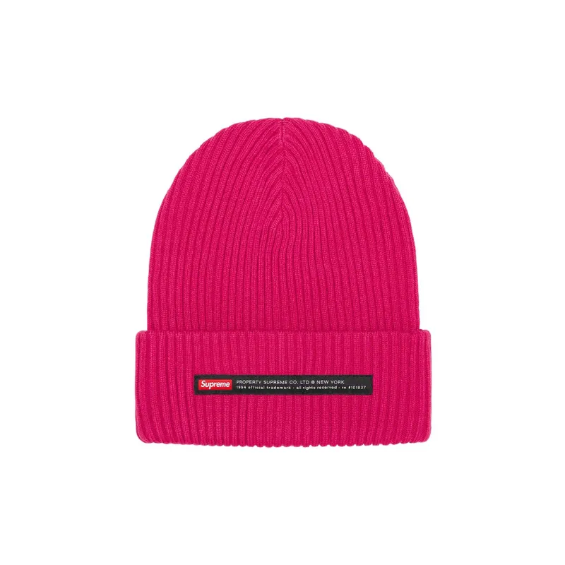Supreme Property Label Beanie-0