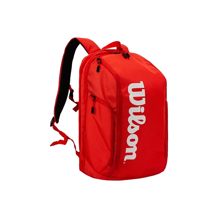 Wilson Polyester Backpack Large Size Unisex Red-1