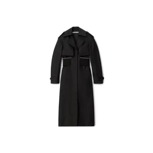 Alexander Wang Trench Coats Women's Black