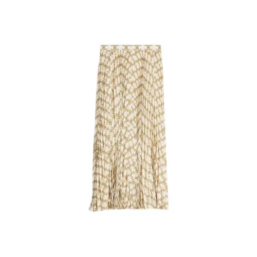 CELINE Casual Long Skirts Women's Beige