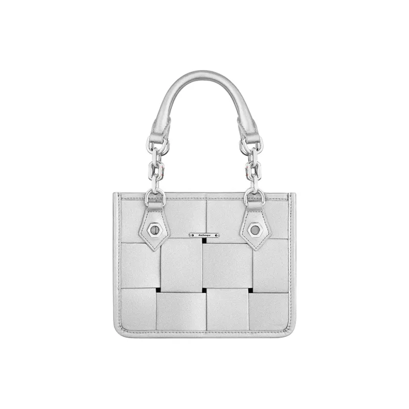 BABAMA Microfiber Synthetic Leather Hole Bag Tote Bag Shopping Bag Handbag Mini Women's Multicolor-0