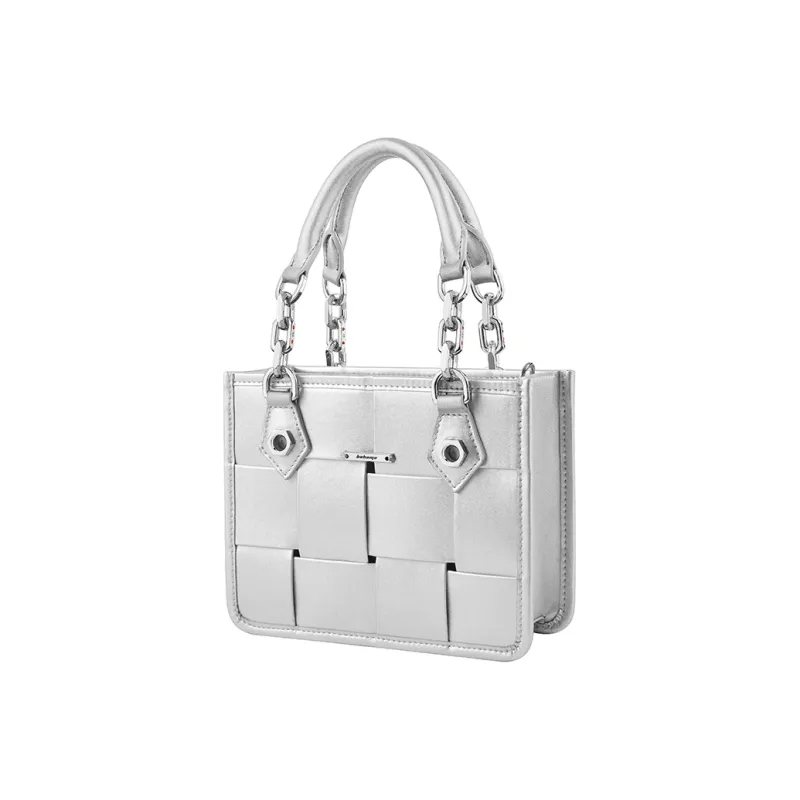 BABAMA Microfiber Synthetic Leather Hole Bag Tote Bag Shopping Bag Handbag Mini Women's Multicolor-1