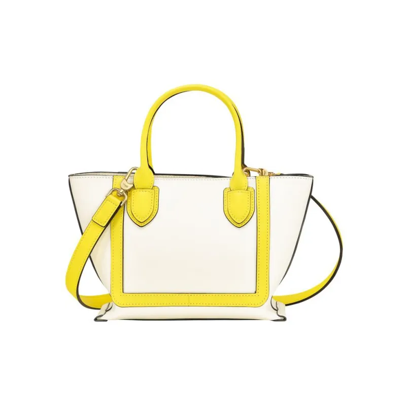 LONGCHAMP Mailbo Cow Leather Shoulder Bag Crossbody Bag Handbag Small Size Women's Light Brown/Lemon-1