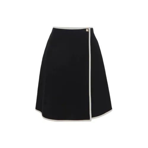 Valentino Casual Short Skirts Women's Black