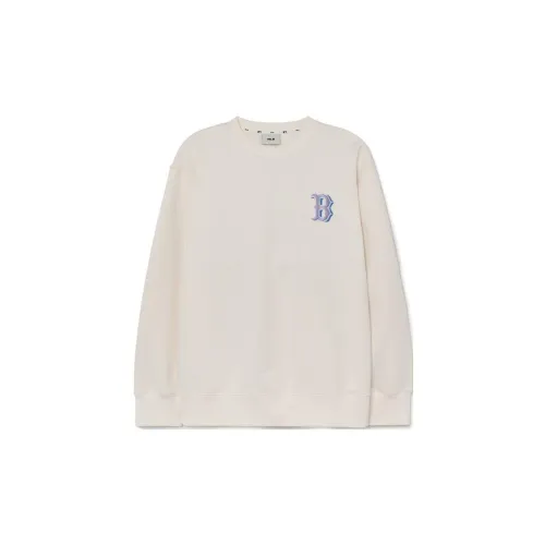 MLB Sweatshirts Unisex Milk White