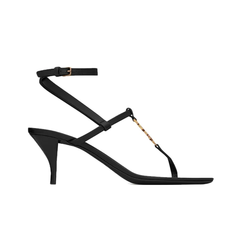 SAINT LAURENT Cassandre Open Toe Sandals Women's-1