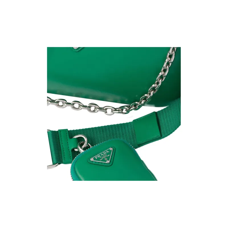 PRADA Padded Nappa Leather Re Edition Shoulder Bag Mango-3