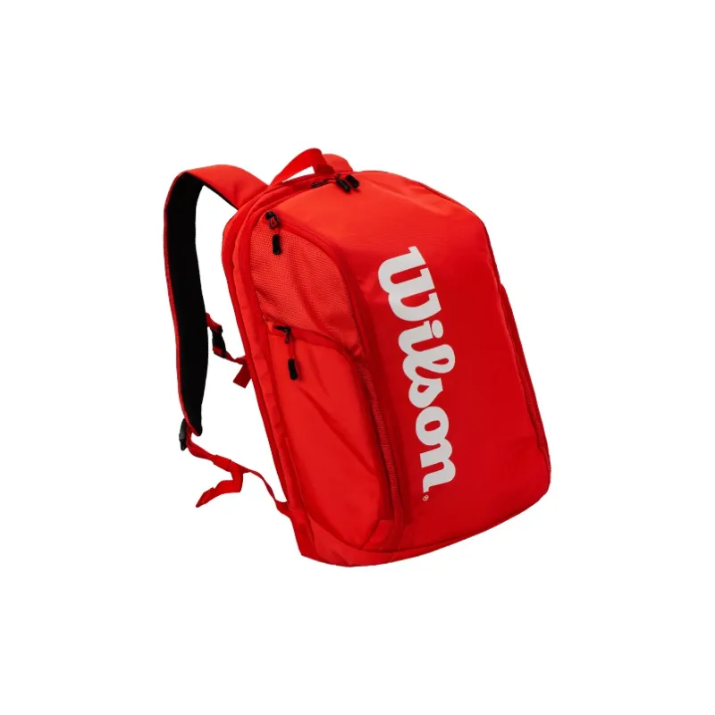 Wilson Polyester Backpack Large Size Unisex Red-3