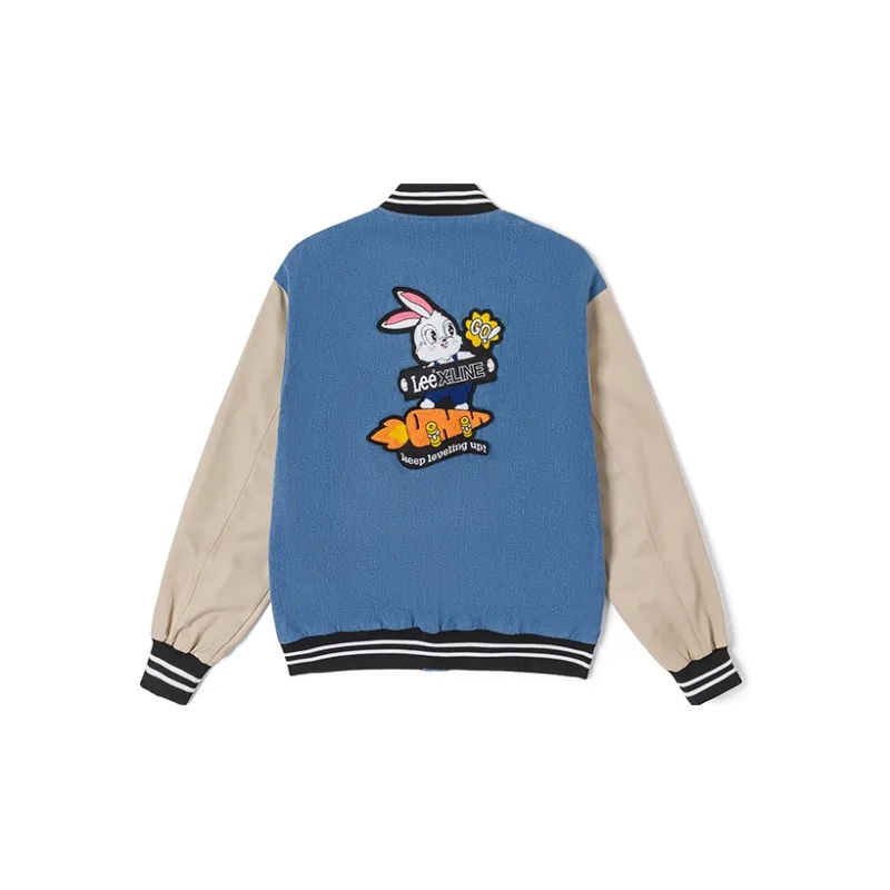 Lee Baseball Jacket Unisex Blue-1