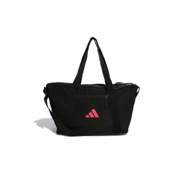 Adidas Polyester Portable One Shoulder Crossbody Gym Bag Large Size Women's Black