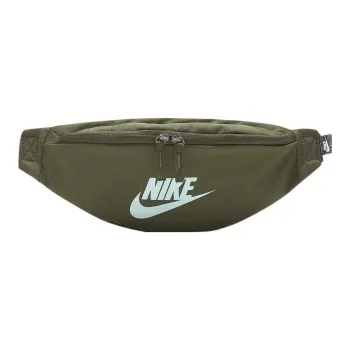 Nike Heritage Nylon One Shoulder Crossbody Bag, Sling Bag, Fanny Pack Regular Unisex Army Green