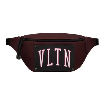 Valentino VLTN Nylon Shoulder Bag, Fanny Pack Men's Red/Black