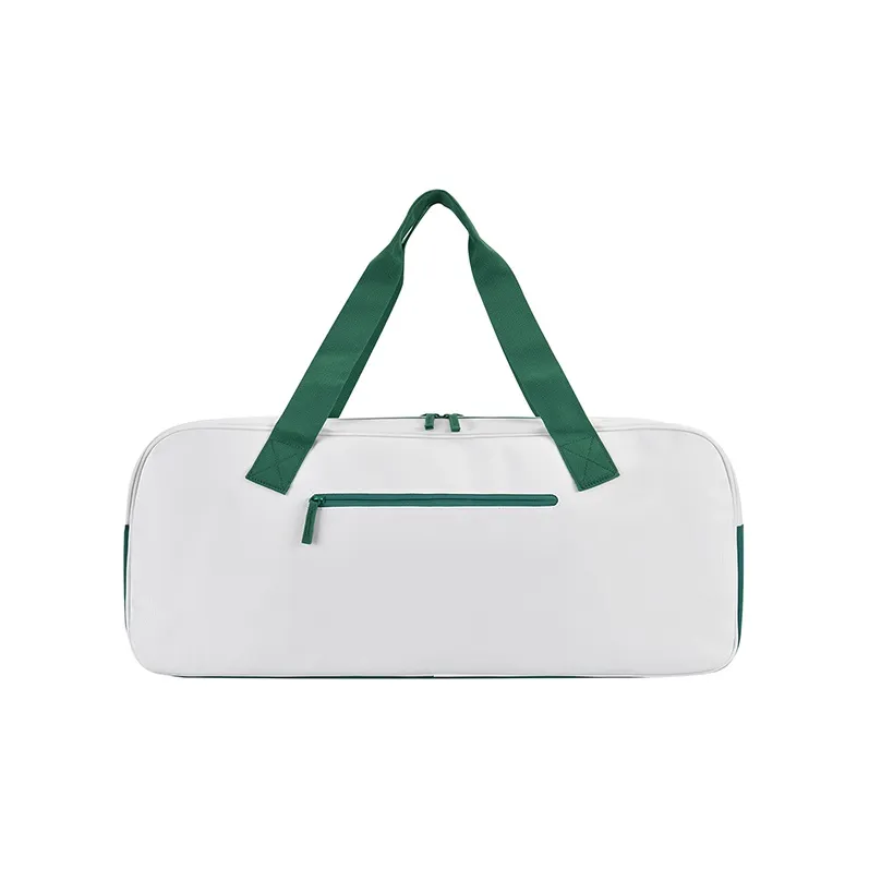 LiNing PU Leather Badminton Racket Bag One Shoulder Handbag Regular Unisex White Green-1