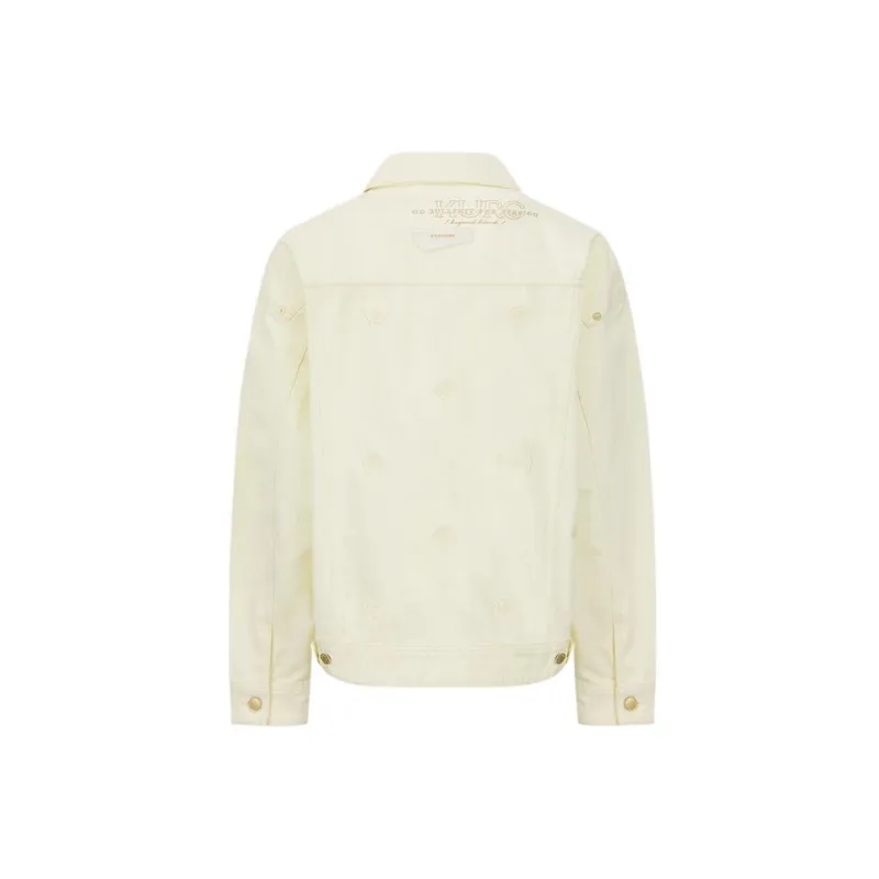 EVISU Denim Jacket Women's Light Yellow-1