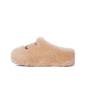 CELINE Wrap toe Slippers Women's Beige