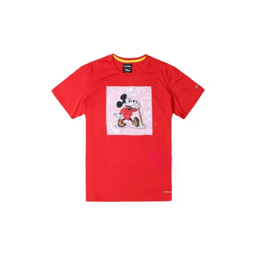 Disney X Columbia T-Shirts Men Red