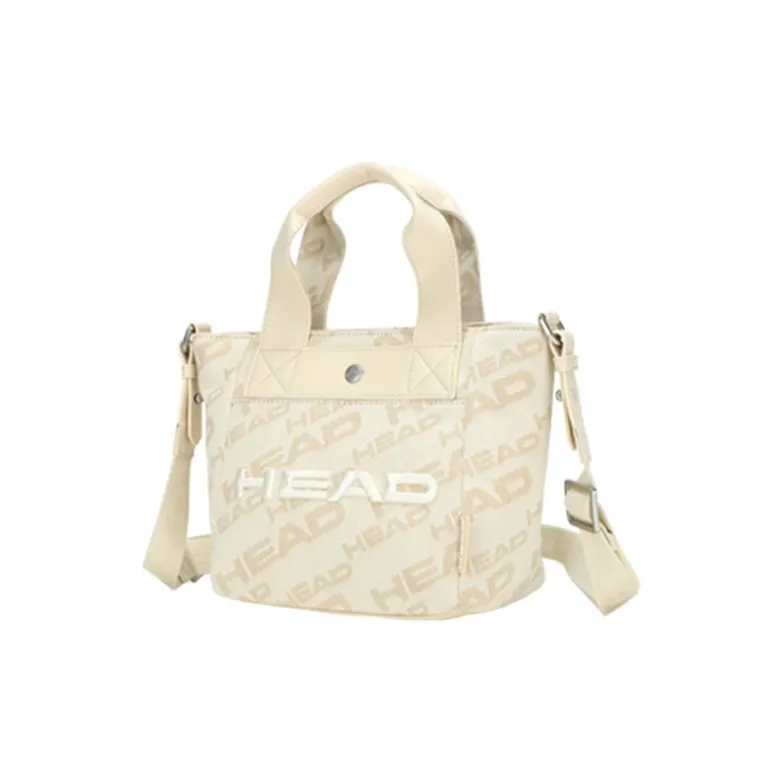 HEAD Tote Bag Shopping Bag Shoulder Bag Crossbody Bag Small Size Unisex Light Blue/Beige-5