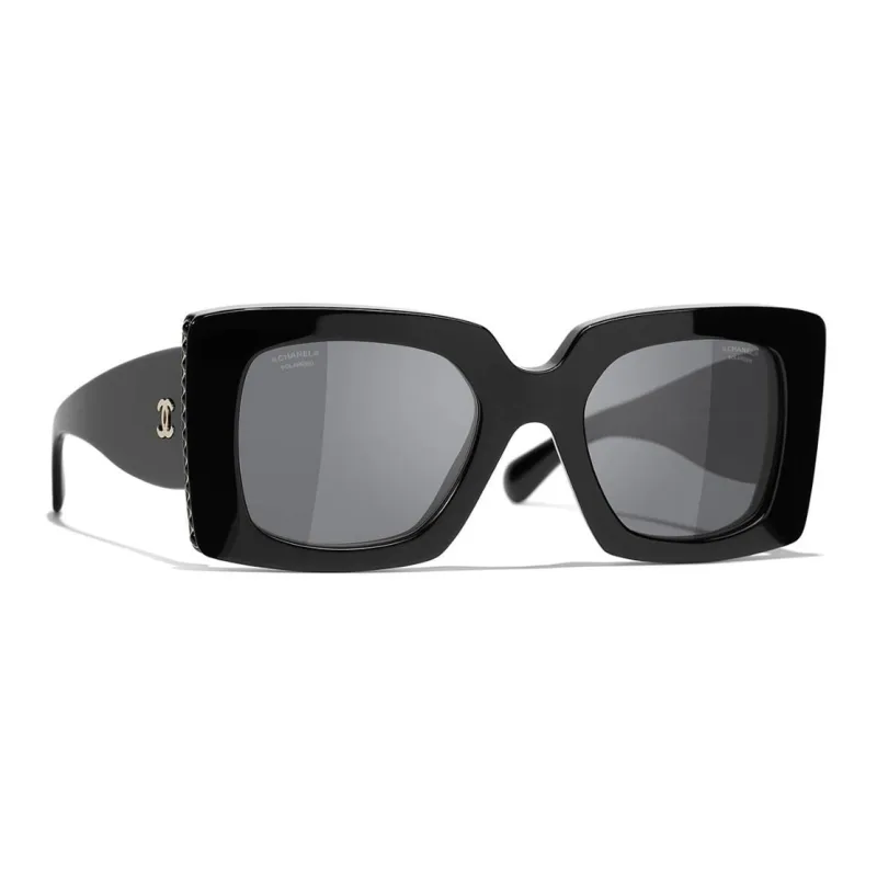 CHANEL Sunglasses Women's Black-3