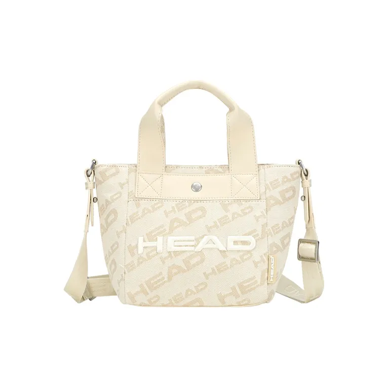 HEAD Tote Bag Shopping Bag Shoulder Bag Crossbody Bag Small Size Unisex Light Blue/Beige-4