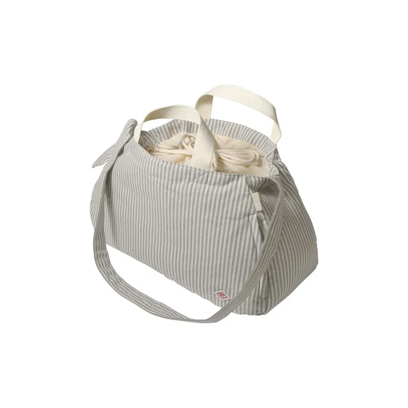 ROOTOTE Cotton Shoulder Bag, Crossbody Bag, Handbag Unisex White-4