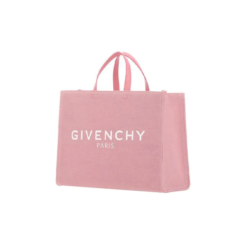 GIVENCHY Canvas Tote Bag Shopping Bag One Shoulder Crossbody Canvas Bag Handbag Medium Size Women's Pink-1