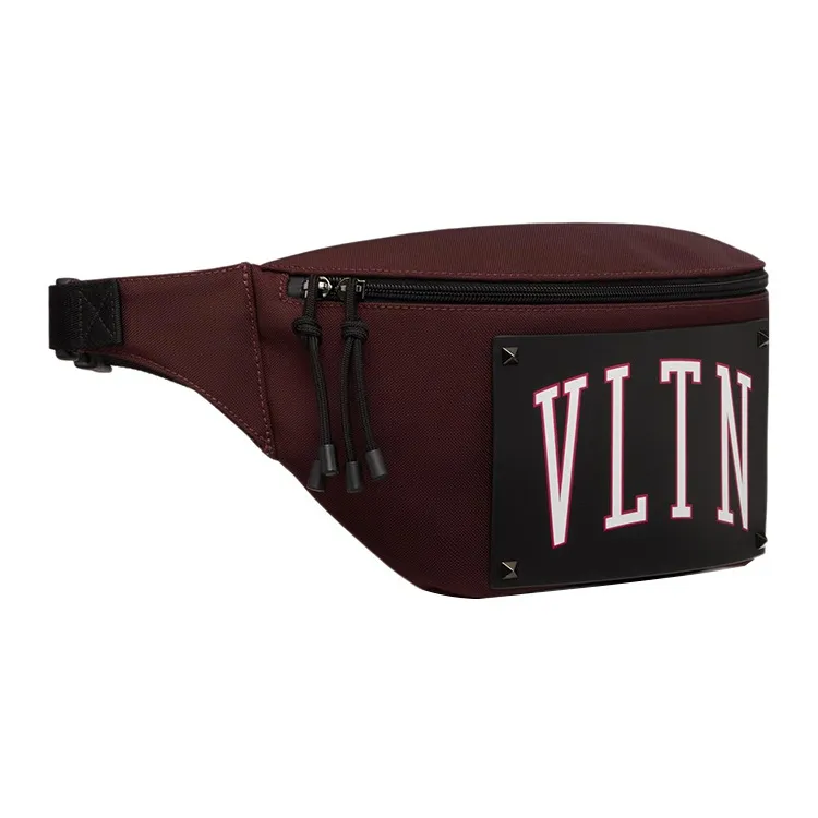 Valentino VLTN Nylon Shoulder Bag, Fanny Pack Men's Red/Black-1