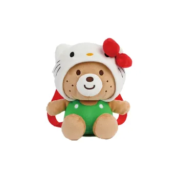 Sanrio Hello Kitty Sanrio × Miki House Hello Kitty Baby Plush Backpack Dolls Plush Doll 19cm Height