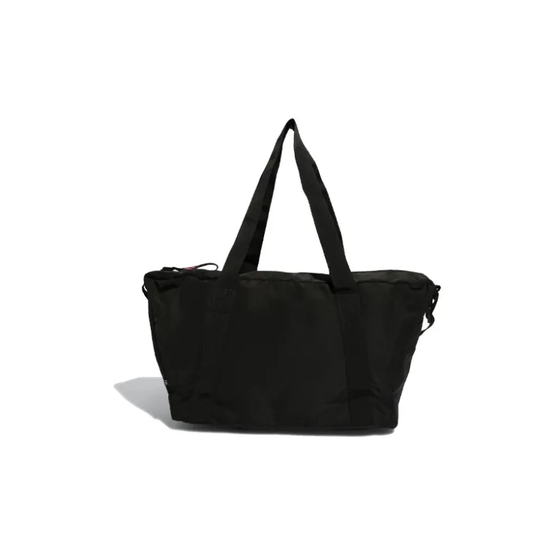 Adidas Polyester Portable One Shoulder Crossbody Gym Bag Large Size Women's Black-4
