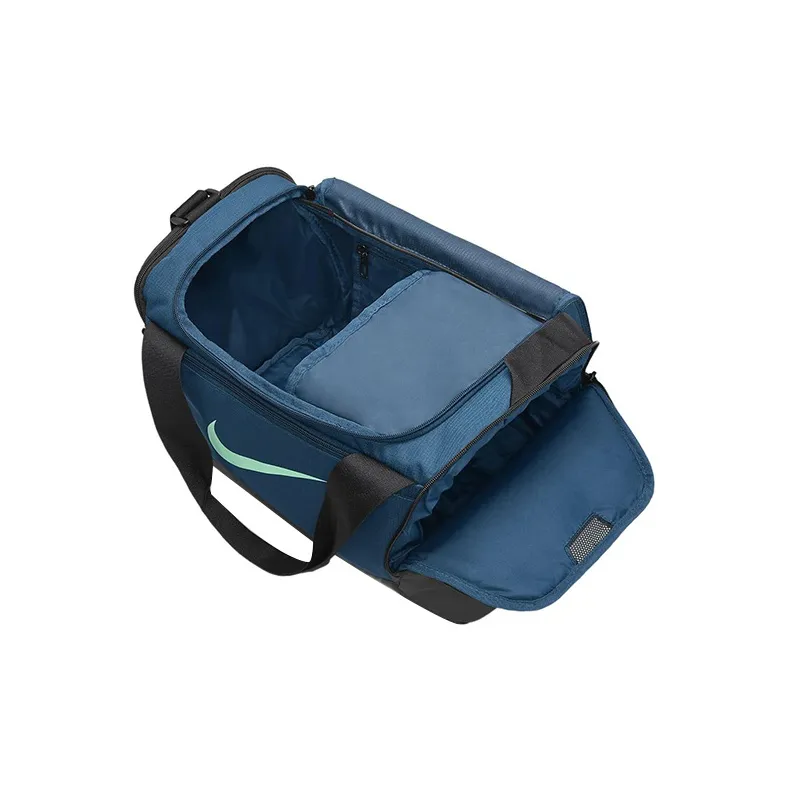 Nike Polyester One Shoulder Crossbody Portable Luggage Bag Gym Bag Unisex Turquoise-4